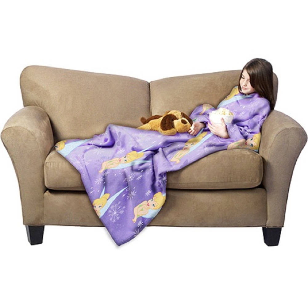 Tinker Bell Comfy Throw With Sleeves